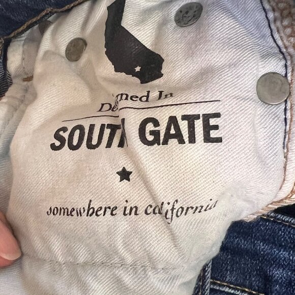 AG-Adriana Goldschmeid Jeans Womens Slim Fit Legging Ankle Size 25 Blue Distress - Picture 6 of 14